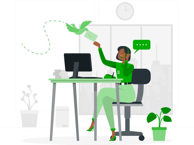 Clean energy illustration