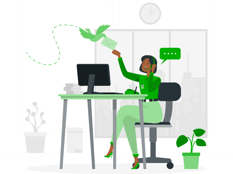 Clean energy illustration